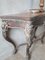 19th Century Console Table with Patina in Gold, Cognac and Petrol Tones 8