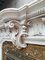 French Carved Marble Fireplace with Original Brass Insert, 1880, Image 3