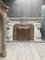 French Carved Marble Fireplace with Original Brass Insert, 1880, Image 11
