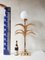 Italienische Messing Palmen Lampe von Sergio Terzani, 1970er 9