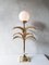 Italienische Messing Palmen Lampe von Sergio Terzani, 1970er 7