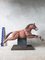 Escultura de caballo de feria Mid-Century moderna de aluminio fundido, años 50, Imagen 5