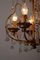 Lampadario Hollywood Regency antico in vetro di Murano, Immagine 8