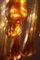 Amber Glass Waterfall Drop Ceiling Lamp, 1970s, Image 4