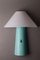 Lámpara de pared posmoderna en turquesa de Arlus, años 80, Imagen 3