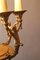 Lámpara de araña Imperio antigua de bronce y latón, Imagen 6
