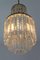 Triangolo Prisma Ceiling Lamp in the style of Venini 12