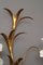 Hollywood Regency Gilded Florentine Orchid Wall Lights from Hans Kögl 4