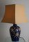 Hollywood Regency Table Lamp in Royal Blue, 1970s, Image 1