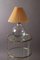 Lámpara de mesa danesa de cristal, años 60, Imagen 3