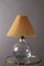 Lámpara de mesa danesa de cristal, años 60, Imagen 1