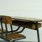 Vintage French Children's Double Desk and Chairs Set, Image 13