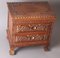 Bedside Table in Teak with Cerb Carvings 6