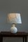 Danish Table Lamp in Opal Glass by Michael Bang for Holmegaard 3