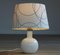 Dänische Tischlampe aus Opalglas von Michael Bang für Holmegaard 2