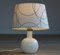 Danish Table Lamp in Opal Glass by Michael Bang for Holmegaard 2