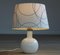 Lampada da tavolo in vetro opalino di Michael Bang per Holmegaard, Danimarca, Immagine 2
