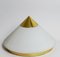 Cone Ceiling Lamp in Gold and White from Limburg 1