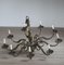 Antique Church Chandelier in Bronze, 1600s 1