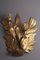 Hollywood Regency Golden Leaf Wall Lamp, 1960s 4