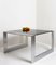 Stainless Steel Smoke Glass Coffee Table, 1970s, Image 3