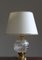 Table Lamp in Brass & Crystal 1