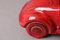 Lámpara de mesa Volkswagen Beetle roja de cerámica, años 70, Imagen 5