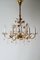 Gold Crystal Flower Chandelier from Palwa, Image 1