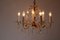 Gold Crystal Flower Chandelier from Palwa, Image 7