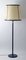 Vintage Floor Lamp in Leather & Brass, 1970s, Image 1