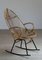 Mid-Century Egg Rocking Chair in Bamboo & Steel Tube, 1960s, Image 2