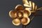 Hollywood Regency Flower Wandlampe aus Bleikristall von Kögl 6