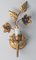 Hollywood Regency Flower Wandlampe aus Bleikristall von Kögl 1