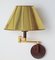 Brass Wall Lamp in style of Aldo Tura, Image 1