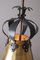 Hollywood Regency Deckenlampe aus Messing, 1950er 6