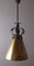 Hollywood Regency Brass Ceiling Lamp, 1950s 3