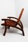 Inca Folding Armchair in Leather & Wood by Angel I. Pazmino 7