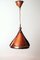 Lámpara colgante brutalista de cobre, años 60, Imagen 2