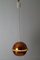 Space Age Copper Ball Ceiling Lamp, 1960s 6