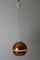 Space Age Copper Ball Ceiling Lamp, 1960s, Image 6