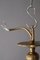 Early 20th Century Candlestick Chandelier in Bronze & Glass 6