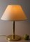 Vintage Table Lamp in Brass & Fabric 3