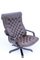 Vintage Brown Leather Swivel Chair, 1970s, Image 4