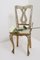 Italian Hollywood Regency Chair in Wood & Gilt, Image 5