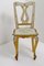 Silla Hollywood Regency italiana de madera y dorado, Imagen 3