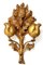 Italian Hand-Carved & Gilded Wooden Wall Relief Sconce 4