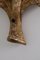 Italian Hand-Carved & Gilded Wooden Wall Relief Sconce 3