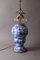 Blaue Vase Tischlampe von Gerhard Wolbeer, Berlin 1