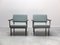 Modernist Model 36 Dla Easy Chairs by Gijn Van der Sluis for Van der Sluis Stalen Meubelen, 1950s, Set of 2, Image 5
