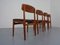 Danish Teak Dining Chairs, 1960s, Set of 4, Image 6